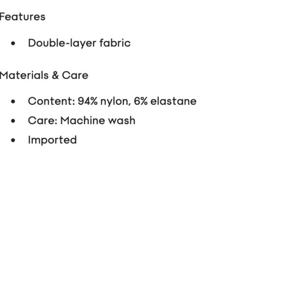 Aritzia off the shoulder contour long sleeve top sz M white - Picture 5 of 5